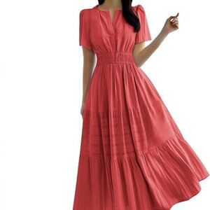 Red Cotton Dress